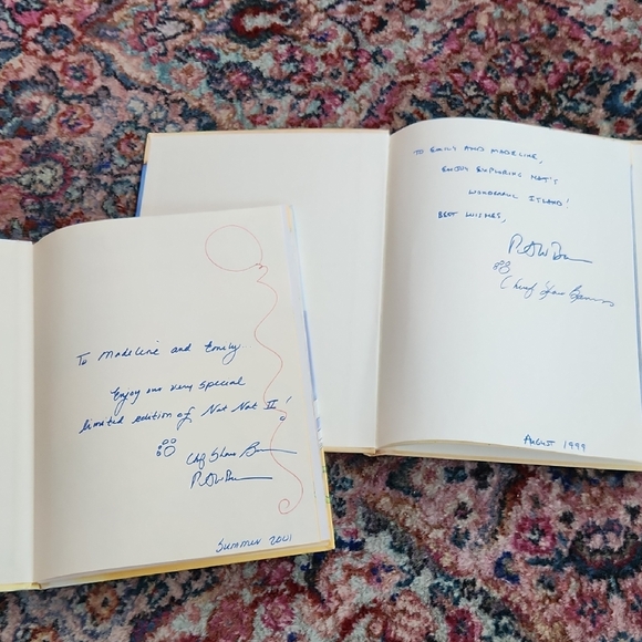 Nat, Nat, the Nantucket Cat Adventure Book Set. Signed By Authors - Picture 2 of 4